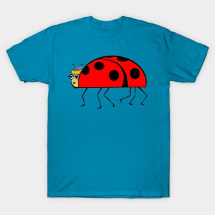 A Queen Lady Bug Crowned T-Shirt